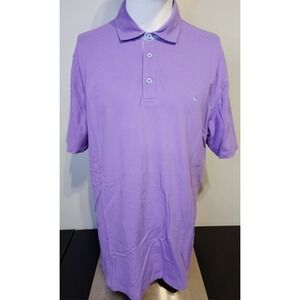 Tailorbyrd Collection Men's Size XL Polo Shirt Short Sleeve Purple